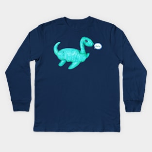 Crafty Nessie Kids Long Sleeve T-Shirt